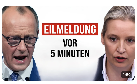 Schock! Merz lässt die MÖGLICHKEIT einer Koalition mit der AfD zu.