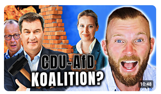 Söder sprengt Brandmauer und will Kanzler werden?!  CDU-AfD Koalition realistisch?