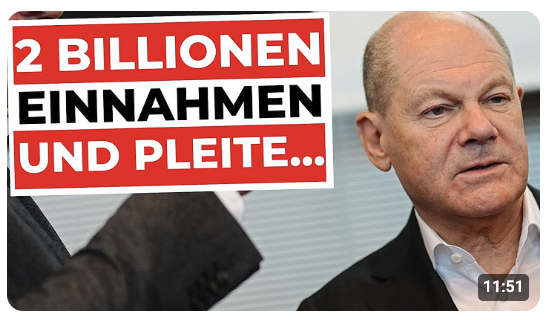 REKORDPLEITE DROHT! – 2 Billionen Steuereinnahmen und neue KRISE STEHT uns bevor!