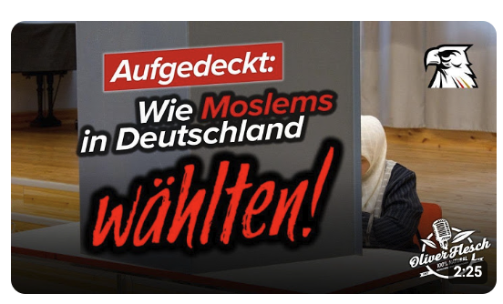 Aufgedeckt: Wie Moslems bei der Bundestagswahl wählten!