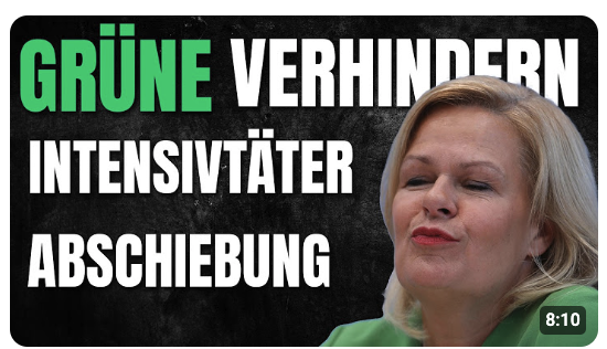 GRÜNE gefährden SICHERHEIT in Deutschland