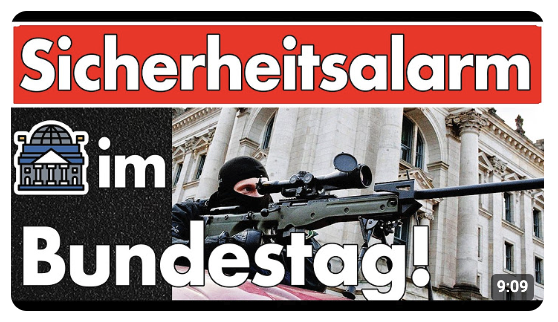Höchste Sicherheitsstufe im Bundestag! Hat man die Kontrolle über den Zugang verloren?