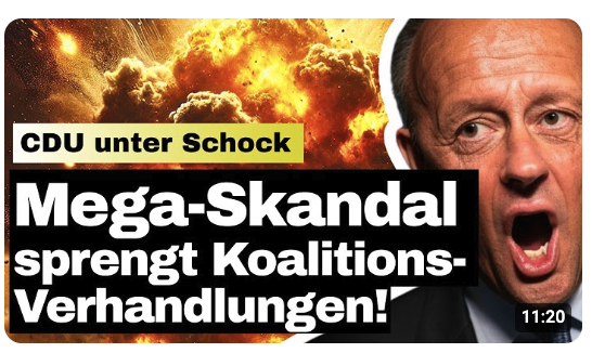Dieser Skandal bringt die CDU ins Wanken – Koalitionsverhandlungen vor dem Aus?!