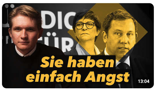 Klingbeils NGO-Offenbarung +++ Esken möchte Koalition diktieren +++ Trumps wahrer Plan