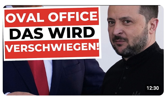 SKANDAL im OVAL OFFICE: Medien VERSCHWEIGEN DAS!°