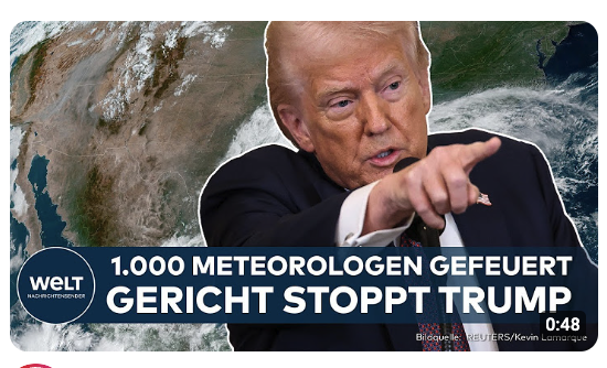 USA: Donald Trump feuert Wetter-Experten – Wer warnt jetzt vor Stürmen?
