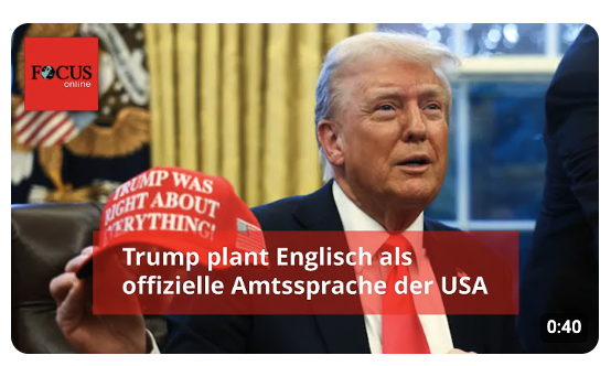 Trump plant historische Änderung: Englisch soll Amtssprache der USA werden
