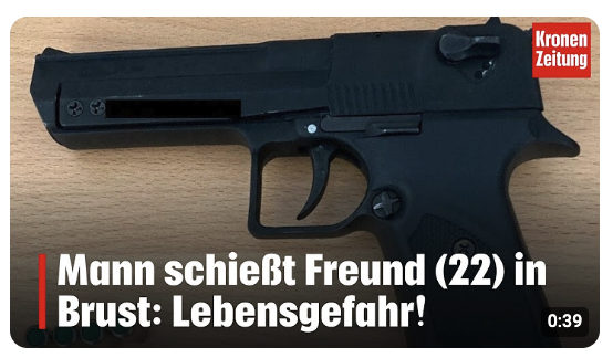 Mann schießt Freund (22) in Brust: Lebensgefahr! 