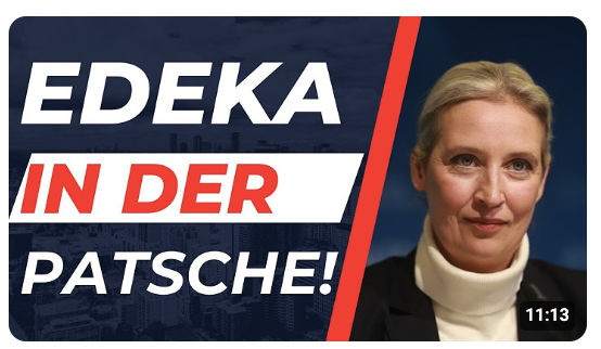 NACH Anti-AfD-Kampagne: Edeka ERHIELT Gelder von der Regierung!