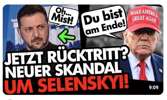 SKANDAL! Selenskyi kurz vor RÜCKTRITT? Korruptionsvorwürfe nach Trump-Streit!