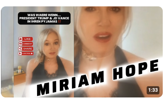 MIRIAM HOPE – SELENSKYJ, TRUMP & VANCE