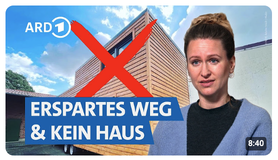 Abzocke mit Tiny Houses: Abkassiert und nicht geliefert 