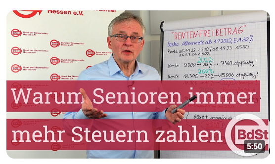 Ärgernis RENTENFREIBETRAG: Warum Senioren immer mehr Steuern zahlen müssen