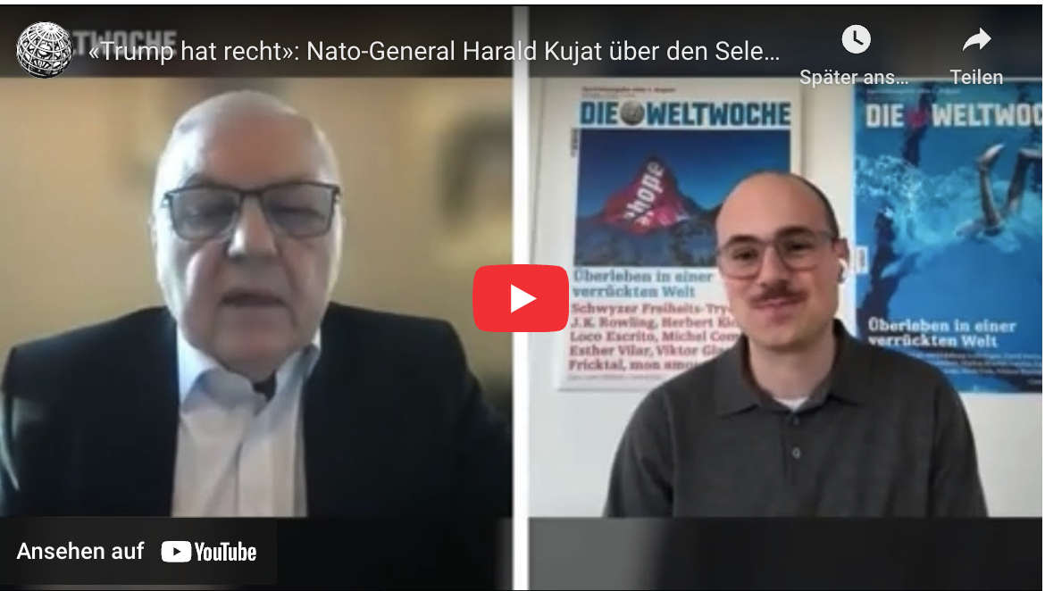 «Trump hat recht»: Nato-General Harald Kujat über den Selenskyj-Eklat in Washington