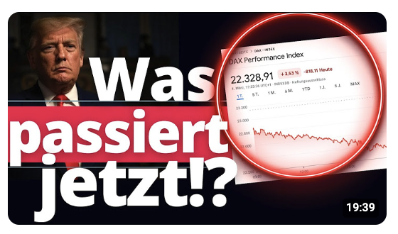 Globales Börsenbeben: Trumps Schockdrohung heute Nacht!