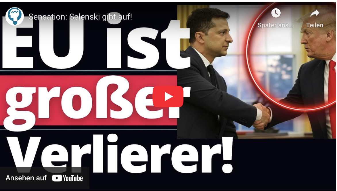 +++Eilmeldung+++ Sensation: Selenski gibt auf!