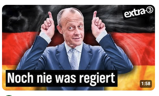Song für Friedrich Merz: Ich hab‘ noch niemals was regiert 