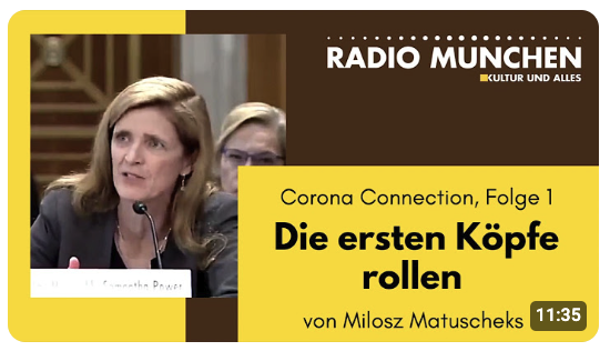 DIE ERSTEN KÖPFE ROLLEN – aus Milosz Matuscheks Reihe: Corona Connection, Folge 1