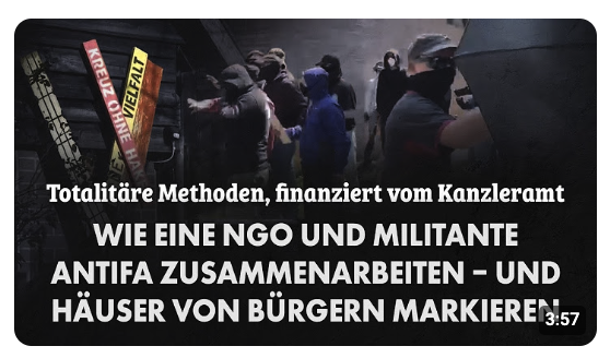 Wie eine NGO und militante Antifa in Niedersachsen zusammenarbeiten – und Häuser markieren