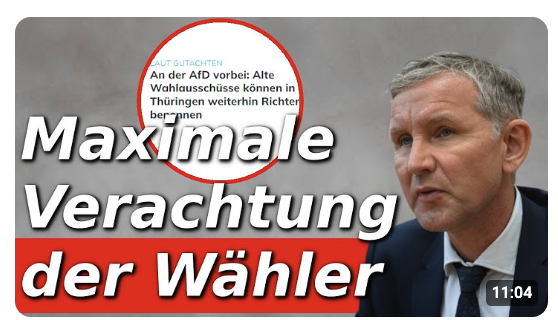 Eklat im Thüringer Landtag: Regierung entzieht der AfD die Sperrminorität!