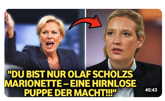 Alice Weidel wurde im ZDF unterbrochen aufgrund ihrer schockierenden Antwort. Das Studio reagierte.