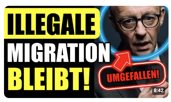 Es  steht  fest: Massenmigration bleibt! Merz ist schon wieder UMgefallen! Das Mass ist entgültig voll……