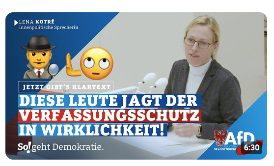 Diese Leute jagt der Verfassungsschutz in Wirklichkeit!