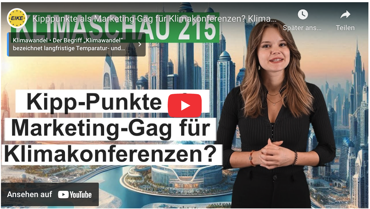 Kipppunkte als Marketing-Gag für Klimakonferenzen? Klimaschau 215