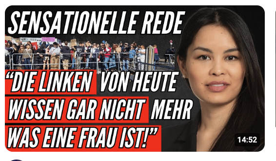 Anna Nguyen GRILLT DIE LINKS-GRÜNE Blase AfD in Essen Weltfrauentag