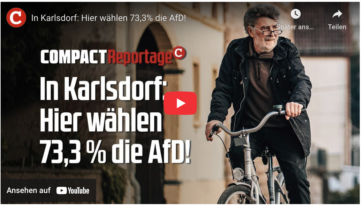 In Karlsdorf: Hier wählen 73,3% die AfD!