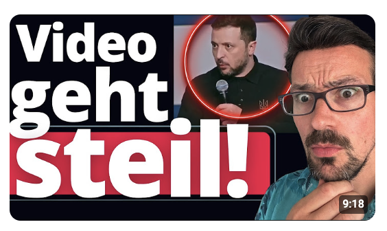 Eilmeldung: Jetzt rastet Selenski endgültig aus!
