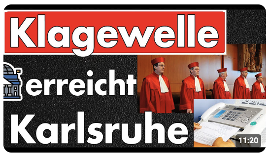 Klageflut in Karlsruhe bis das Fax Papierstau hat. Entscheidung am Mittwoch erwartet!