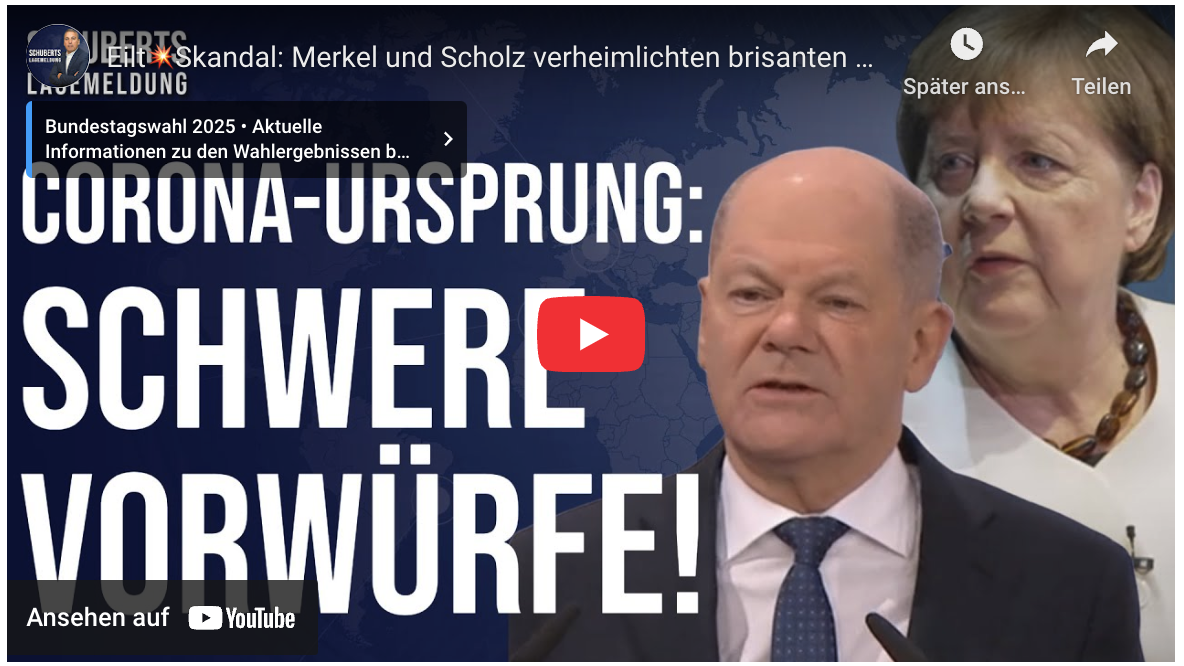 Corona-Skandal: Merkel und Scholz verheimlichten brisanten BND-Bericht!
