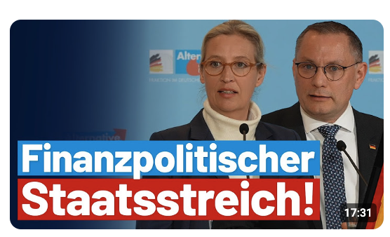 Presseerklärung der AfD-Fraktionsvorsitzenden Alice Weidel und Tino Chrupalla