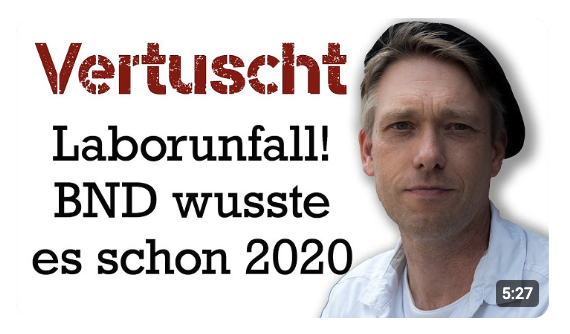 BND und Regierung wussten bereits 2020 von einem Laborunfall in Wuhan #news #BND #Laborunfall