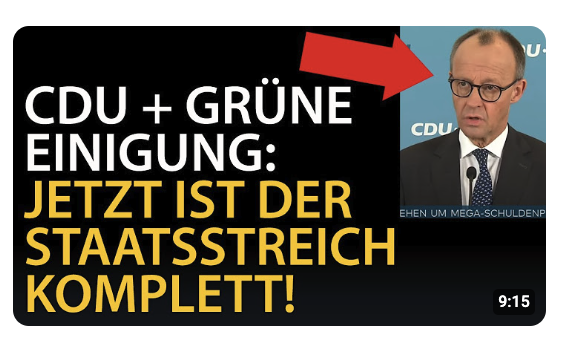 JETZT ist es offiziell: Friedrich Merz hat Deutschland VERKAUFT!