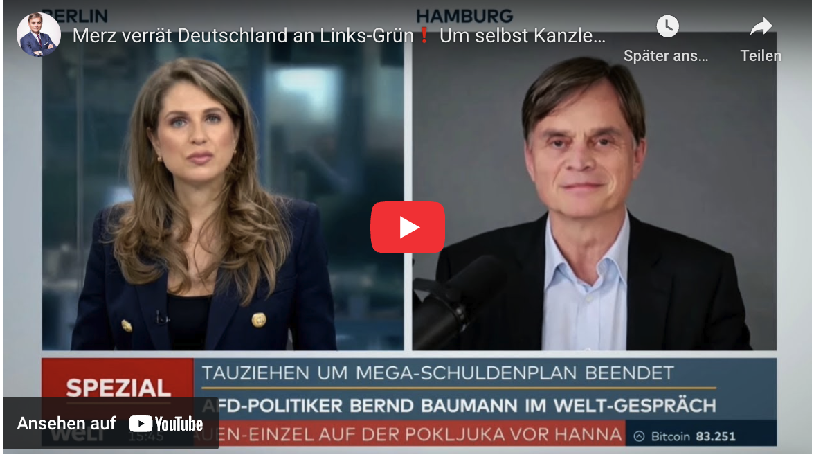 Merz verrät Deutschland an Links-Grün!  Um selbst Kanzler zu werden