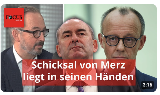 Schicksal von Merz liegt in den Händen von Hubert Aiwanger