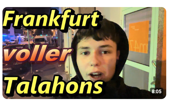 Talahons übernehmen Frankfurt – Bahnhofsviertel am Abgrund! – Jugend empört