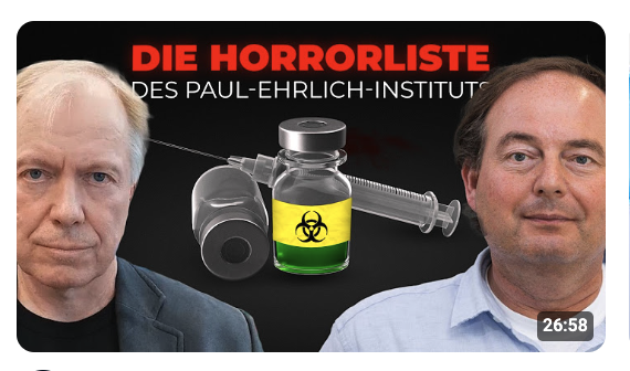 Impf-Horror endlich bestätigt! Über 1 Million Impfschäden durch Paul-Ehrlich-Institut bestätigt!