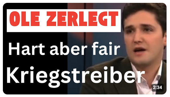 OLE NYMOEN zerlegt die Kriegstreiber bei HART ABER FAIR