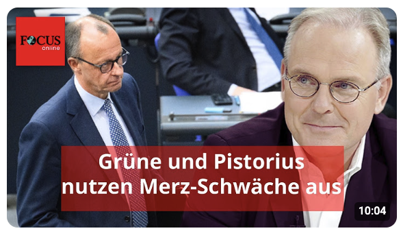 Merz verstolpert seinen Adenauer-Moment – Grüne und Pistorius nutzen es aus