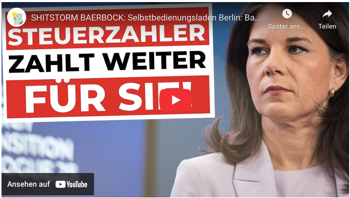 SHITSTORM BAERBOCK: Selbstbedienungsladen Berlin: Baerbock schanzt sich UN-Topjob zu!