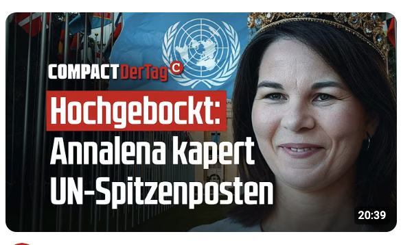 Hochgebockt: Annalena kapert UN-Spitzenposten