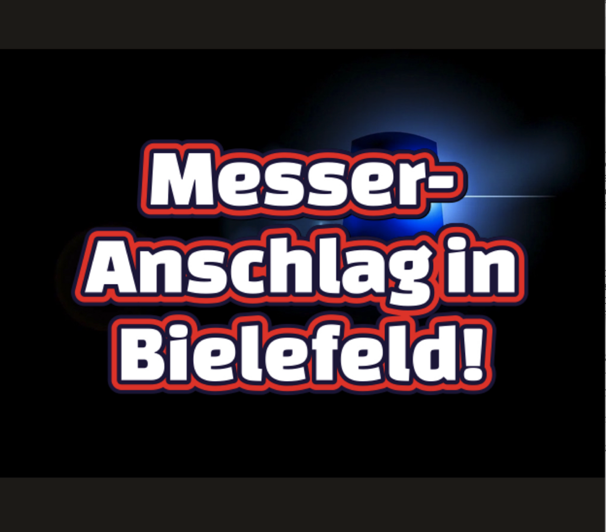 Messer-Anschlag an Bielefelder Tankstelle? Ein tatverdächtiger Mann, der im Verdacht steht, zwei Personen mit einem Messer verletzt  zu haben, wurde festgenommen.