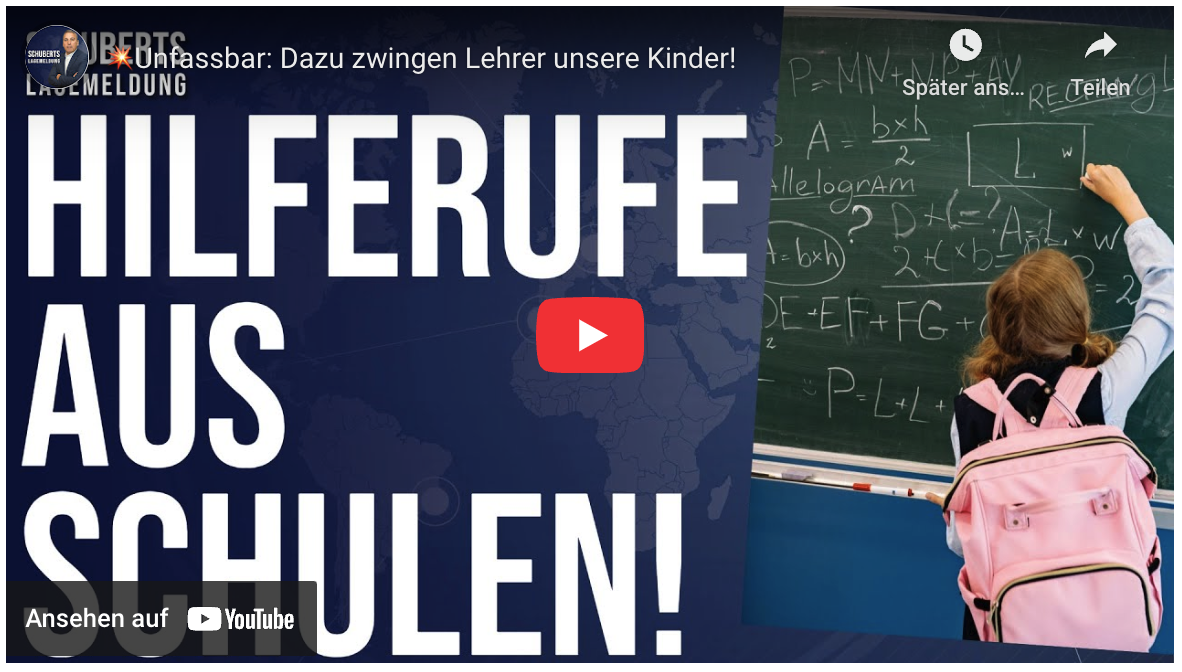 Unfassbar: Dazu zwingen Lehrer unsere Kinder!