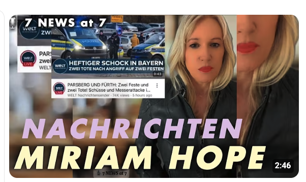 7 NEWS at 7   NACHRICHTEN MIRIAM HOPE – Disney , Schneewitchen , Monika Gruber & mehr