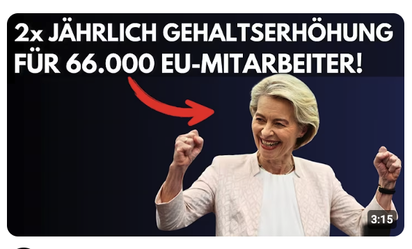 EU-Mitarbeiter: zweimal jährlich Gehaltserhöhung, Ernsthaft?