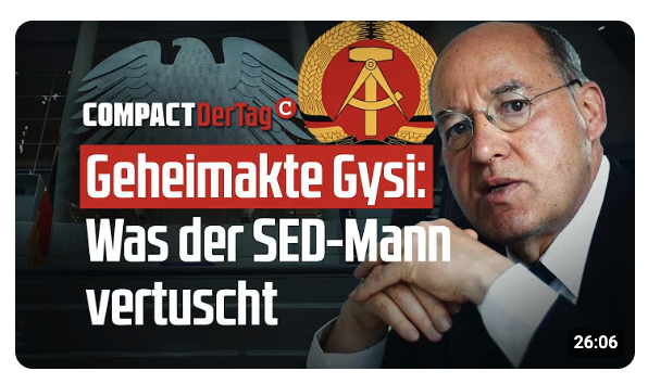 Geheimakte Gysi: Was der SED-Mann vertuscht