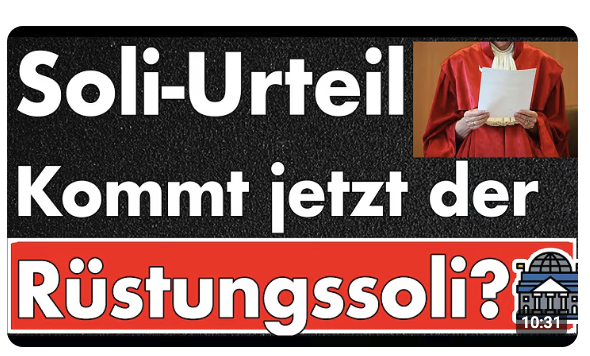 Karlsruhe macht Weg frei für Zusatzabgaben für Rüstung oder Ukraine! Keine Einsparungen für den Bund